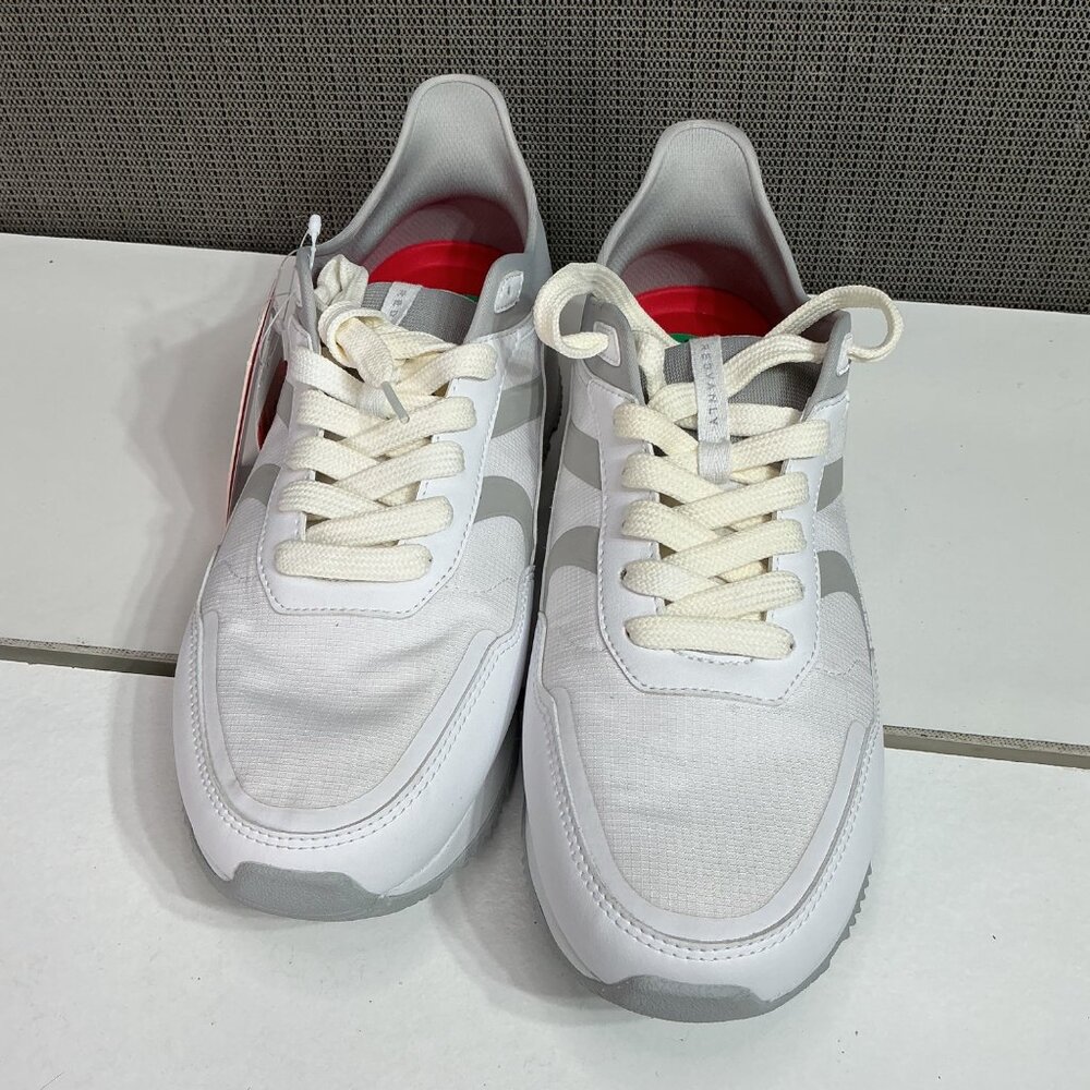 Redvanly Men's Challenge Golf Sneakers Size 12 White & Gray Wind/Water Resistant - Picture 2 of 6